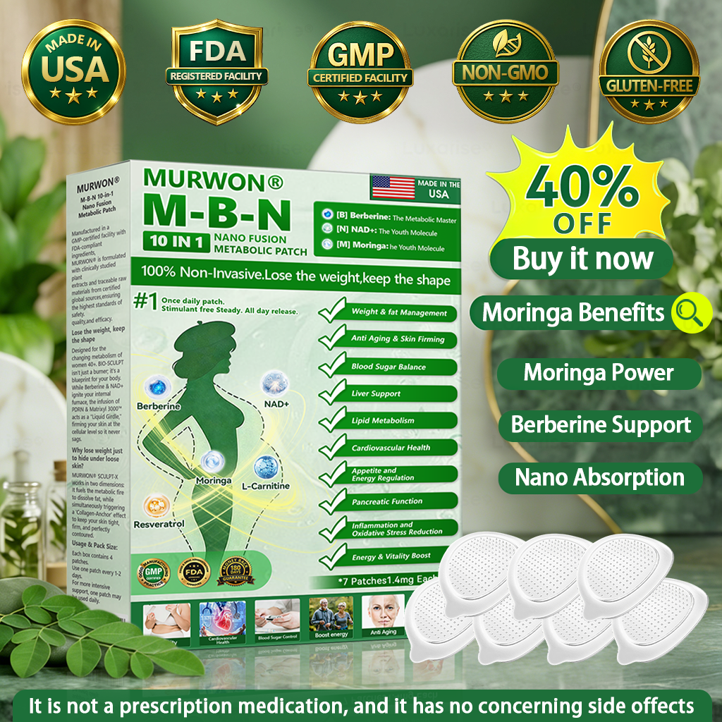 𝗖𝗲𝗿𝘁𝗶𝗳𝗶𝗲𝗱 𝗯𝘆 𝘁𝗵𝗲 𝗨.𝗦. 𝗙𝗼𝗼𝗱 𝗮𝗻𝗱 𝗗𝗿𝘂𝗴 𝗔𝗱𝗺𝗶𝗻𝗶𝘀𝘁𝗿𝗮𝘁𝗶𝗼𝗻 (𝗙𝗗𝗔) 👩‍⚕️ | 𝑴𝑼𝑹𝑾𝑶𝑵® 𝐌-𝐁-𝐍 𝟏𝟎-𝐢𝐧-𝟏 𝐍𝐚𝐧𝐨 𝐅𝐮𝐬𝐢𝐨𝐧 𝐌𝐞𝐭𝐚𝐛𝐨𝐥𝐢𝐜 𝐏𝐚𝐭𝐜𝐡 👑 | 𝐵𝑎𝑐𝑘𝑒𝑑 𝑏𝑦 𝑠𝑐𝑖𝑒𝑛𝑐𝑒 | 10-𝑖𝑛-1 𝑓𝑜𝑟𝑚𝑢𝑙𝑎 | 𝑅𝑒𝑠𝑢𝑙𝑡𝑠 𝑖𝑛 7 𝑑𝑎𝑦𝑠 🎉