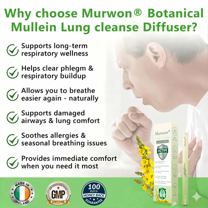 𝙊𝙛𝙛𝙞𝒄𝒊𝒂𝒍 𝑺𝒕𝒐𝒓𝒆✅𝐌𝐮𝐫𝐰𝒐𝒏® 𝐁𝐨𝐭𝐚𝐧𝐢𝐜𝐚𝐥 𝐌𝐮𝐥𝐥𝐞𝐢𝐧 𝐋𝐮𝐧𝐠 𝐂𝐥𝐞𝐚𝐧𝐬𝐞 𝐃𝐢𝐟𝐟𝐮𝐬𝐞𝐫🔥(👨‍⚕️Cough, Pharyngitis, shortness of breath, sputum, stuffy nose, bronchitis, bronchitis, allergy symptoms, lung discomfort)3❤️